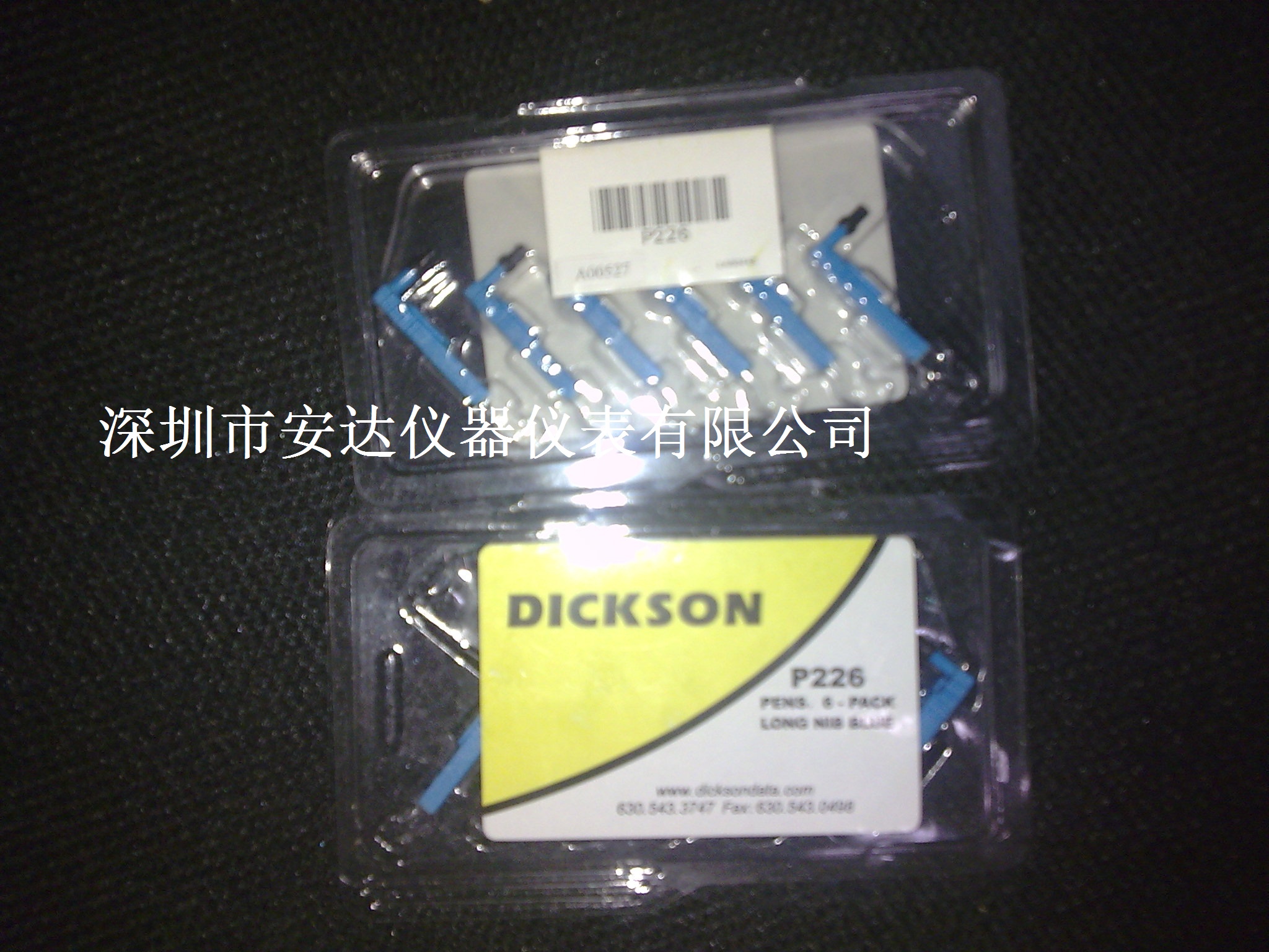 Dickson温湿度记录仪记录笔(蓝色）